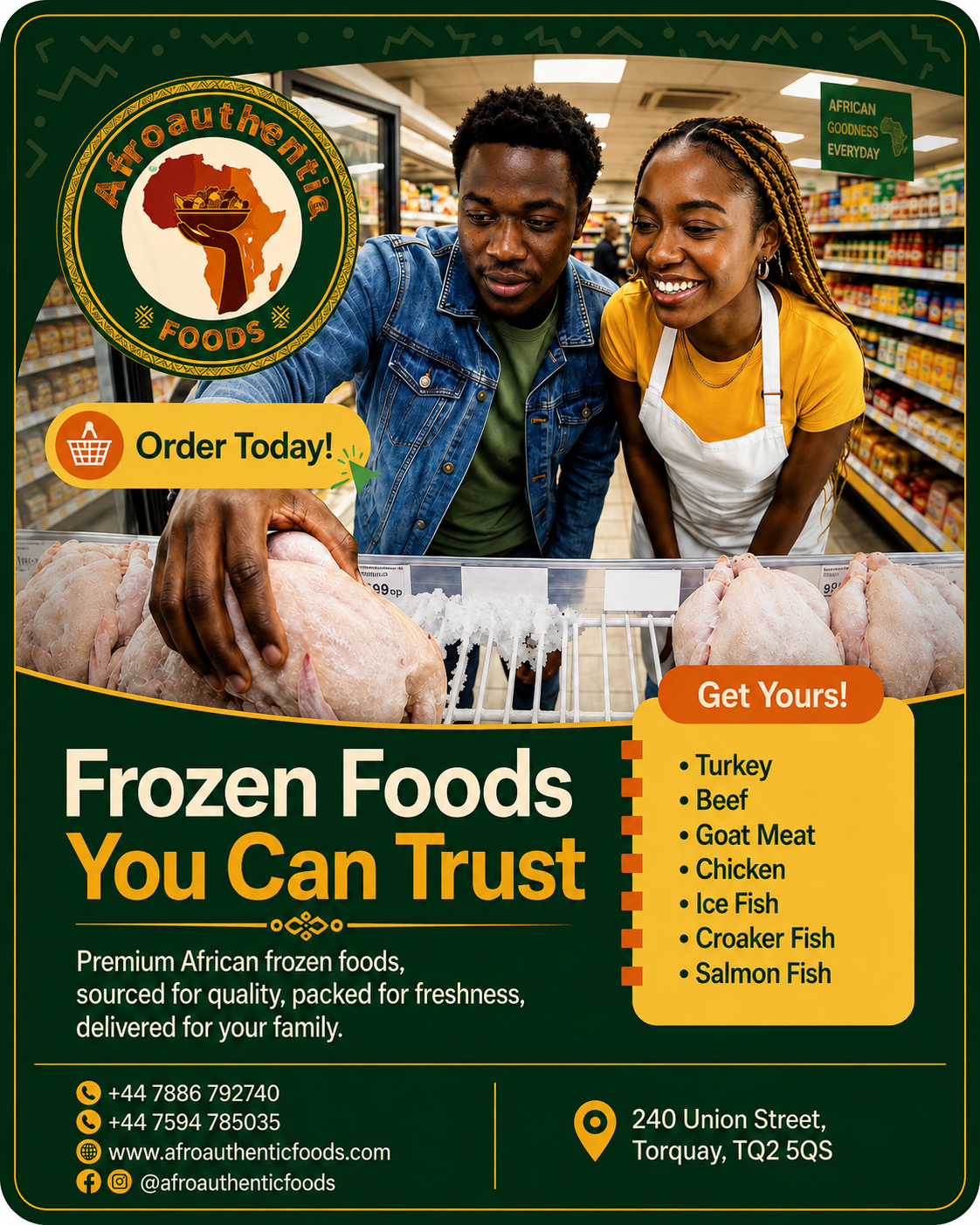 Frozen foods you can trust